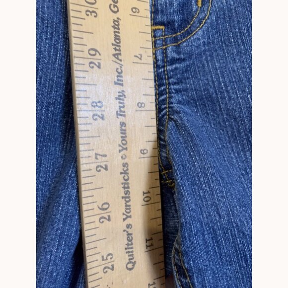 Tapemeasure Women’s Raw Hem Waist Embroidered Flare Jean Size 12 Boho Festival - Picture 4 of 12